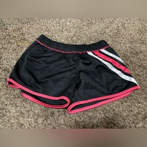 Adidas - Athletic Shorts - Black/Pink/White